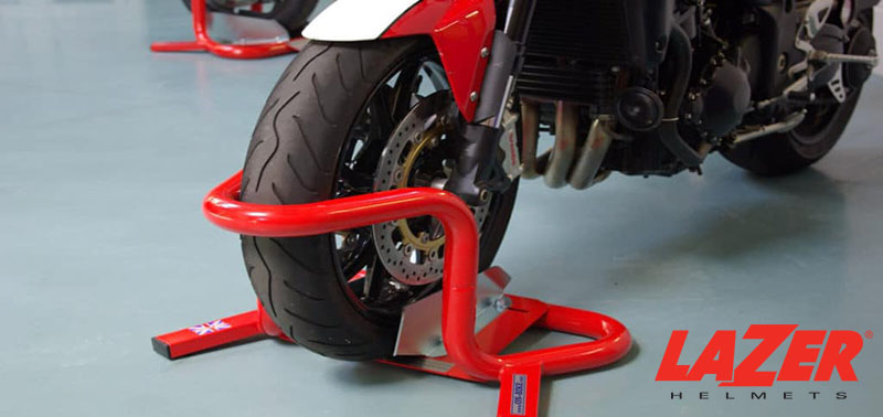 Place Front Wheel Onto The Chock