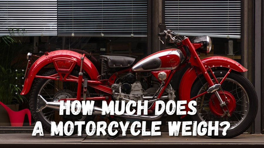 how much does a motorcycle weigh