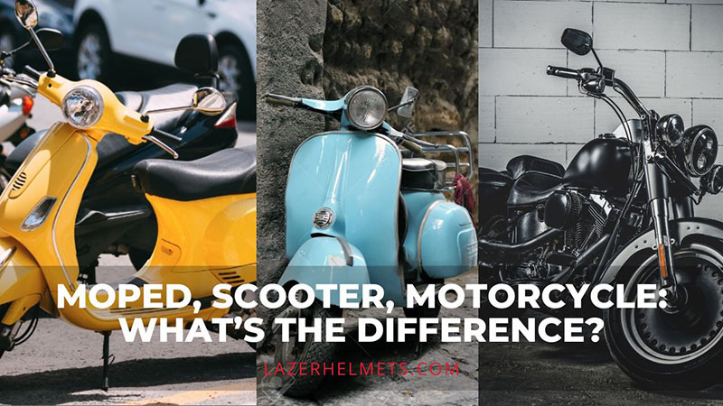 moped vs scotter vs motorcycle