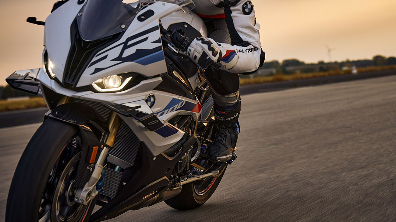 BMW S1000RR driving