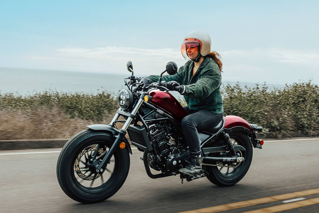 Honda Rebel 300 action