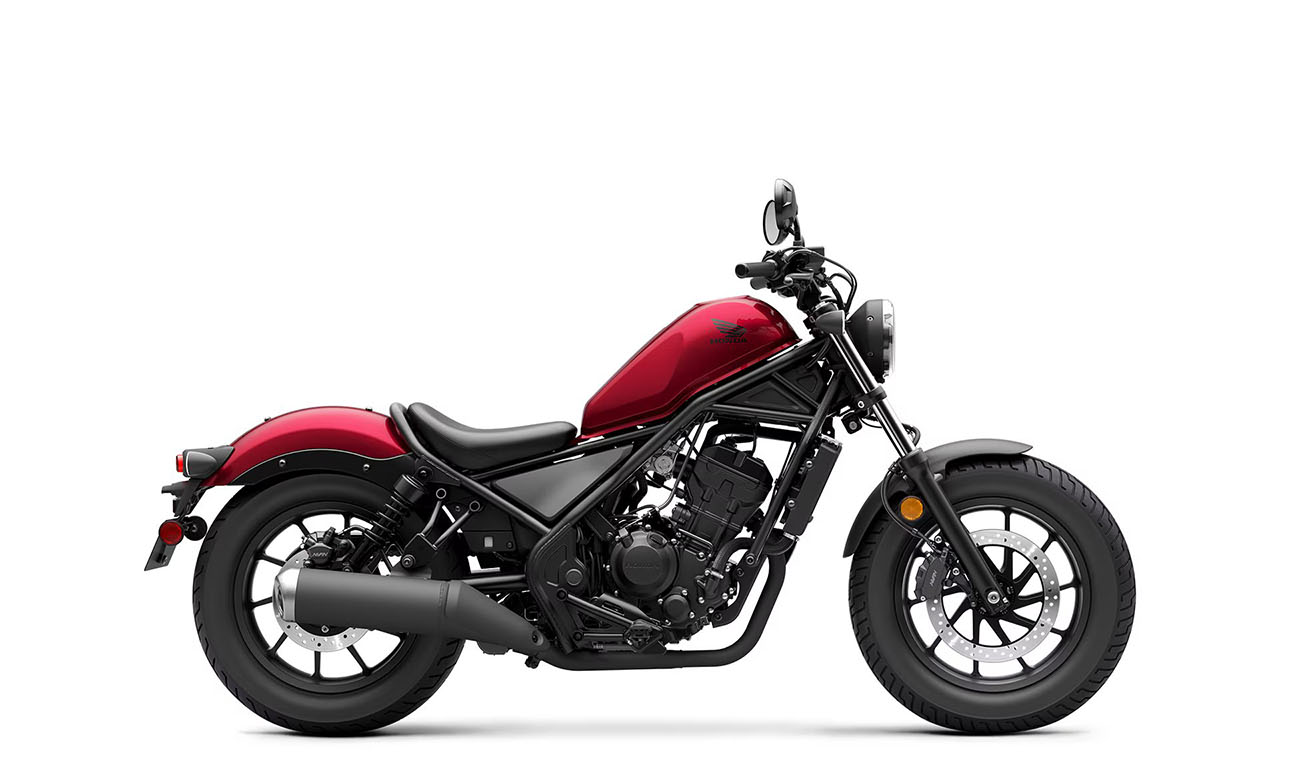 Honda Rebel 300 red color