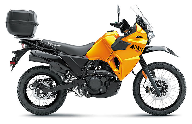 Kawasaki KLR 650 color yellow