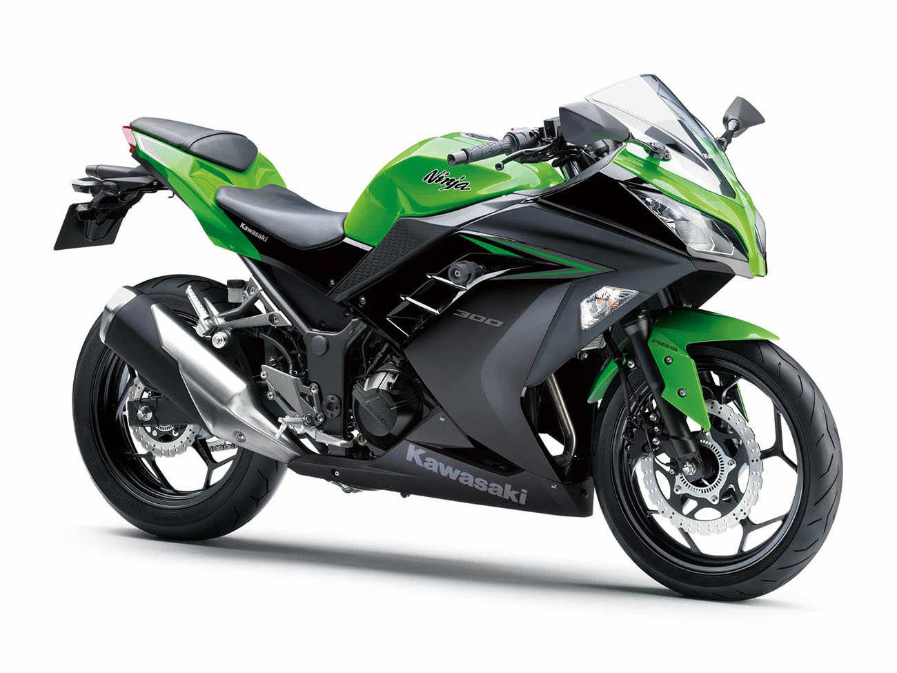 Kawasaki Ninja 300 driving