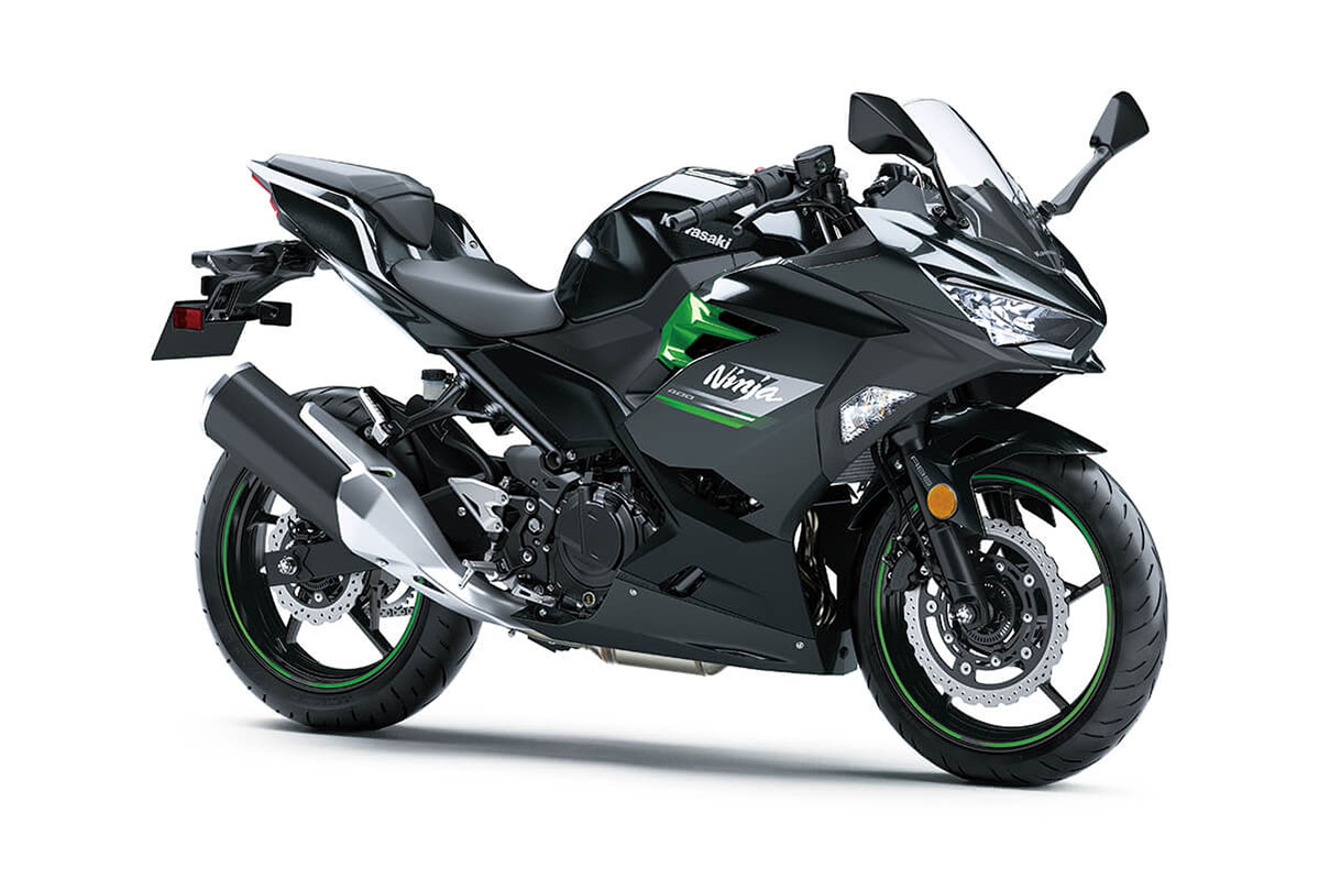 Kawasaki Ninja 400 gray corlor