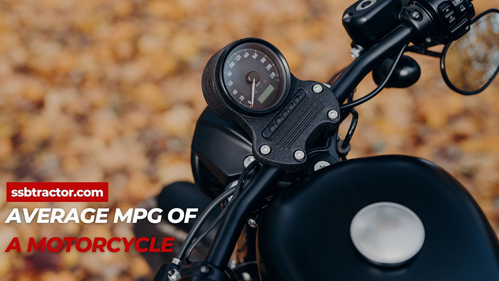 average mpg of a motorcycle - 1